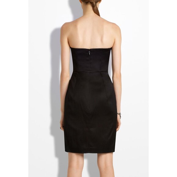 BCBG BCBGMAXAZRIA DRESS STRAPLESS RUFFLED BUST NWT sz 6 - Picture 4 of 11